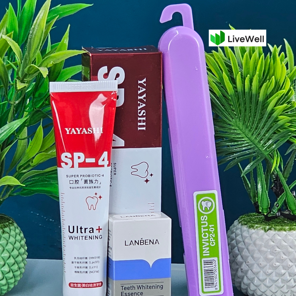 YAYASHI SP-4 Probiotic Ultra+ Lanbena Teeth Whitening Toothpaste
